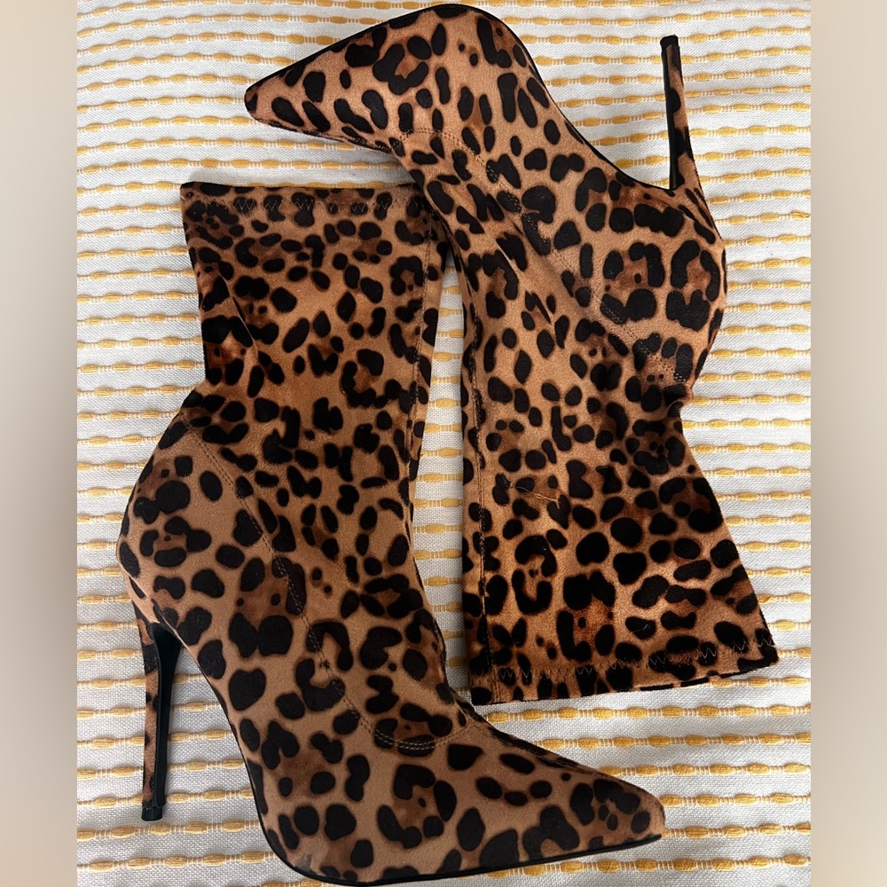 Animal Print Calf Boots